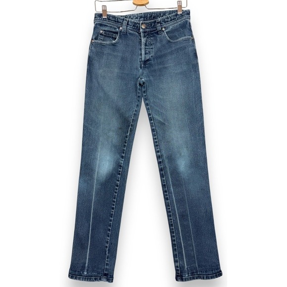 Vintage Y2K Nasty Pig Jeans Mens 31x31 Blue Slim Fit Gay Interest Distressed